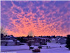 Colorful Bismarck sunset. 