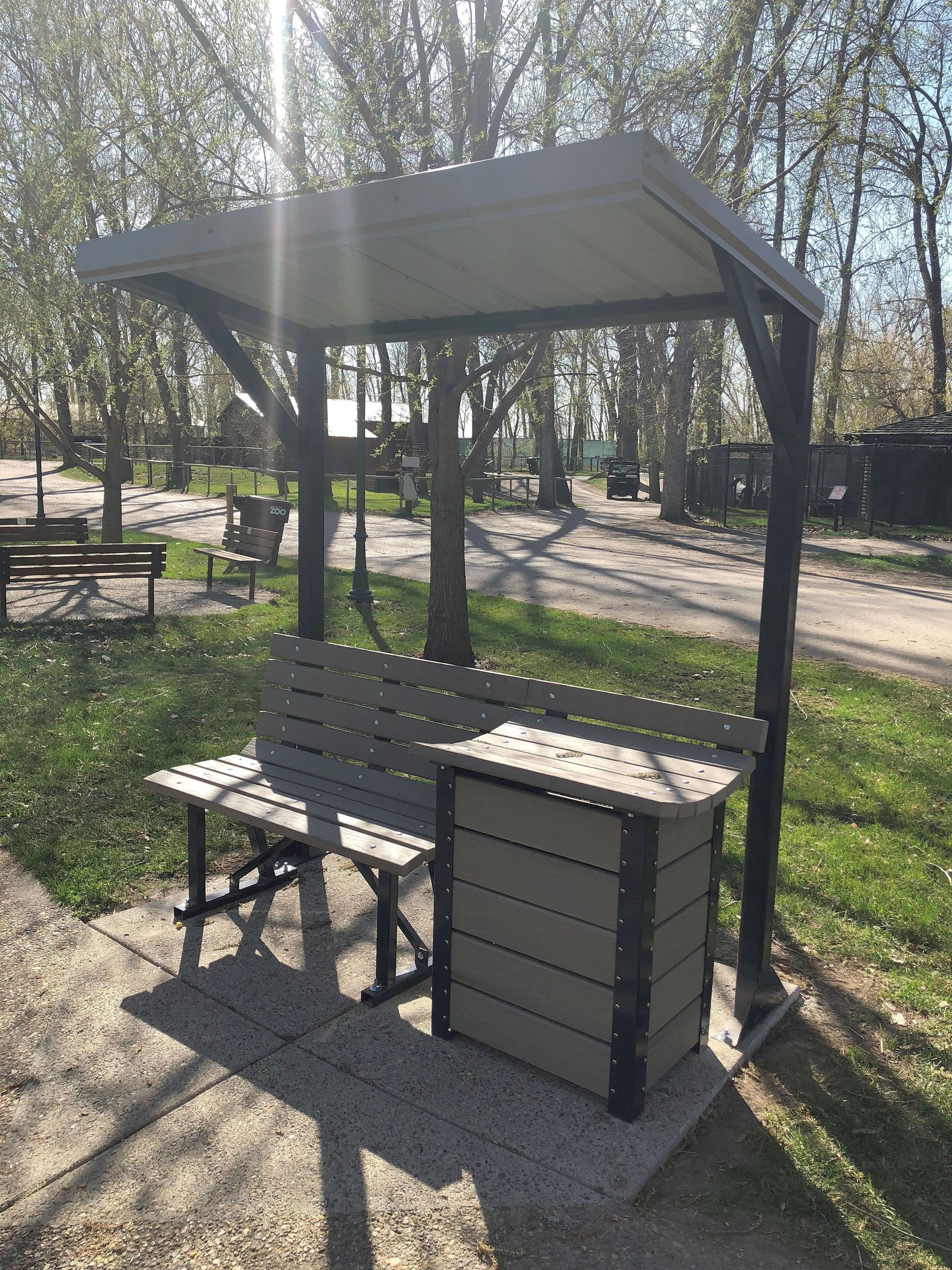 Breastfeeding Bench at Dakota Zoo