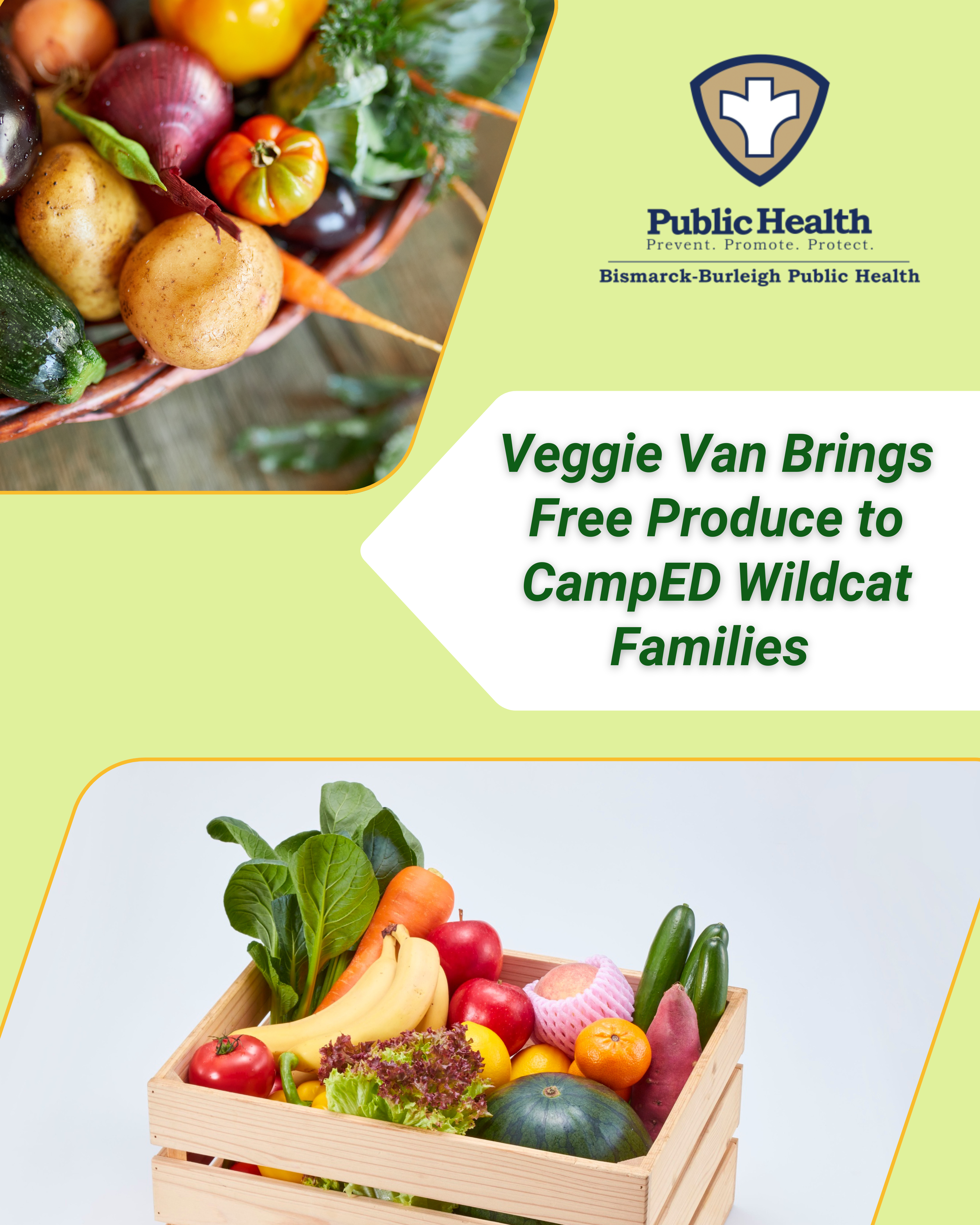 Veggie Van brings free produce to camp ed wildcat families graphic 