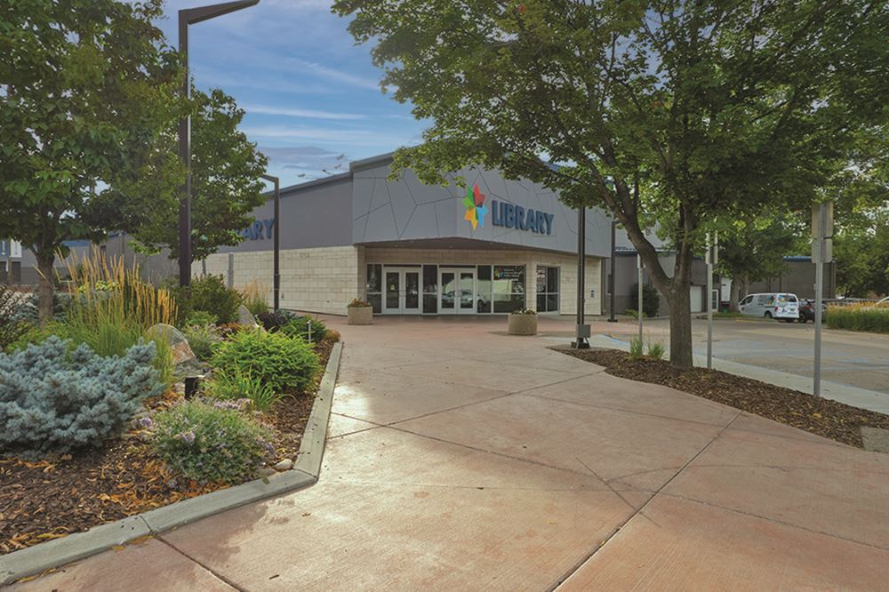 Library Front of Building